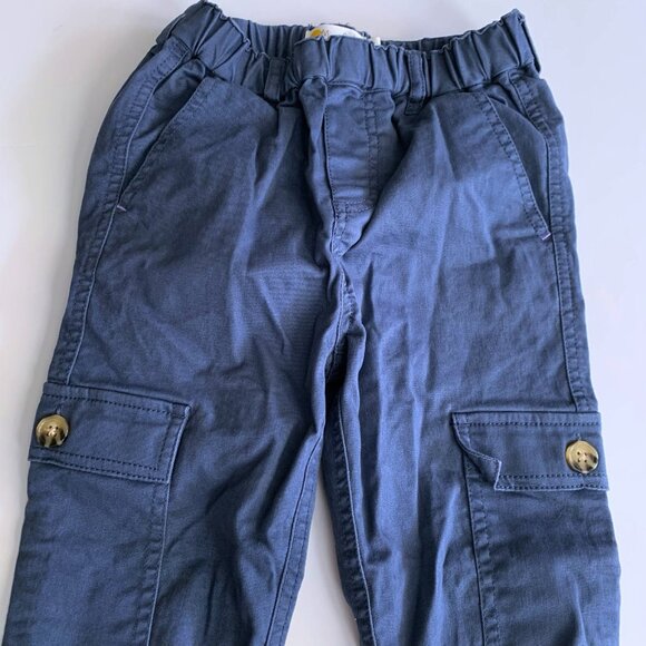 Mini Boden Navy Cargo Pants - Picture 2 of 7